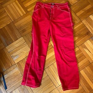 Red Dickies jeans / pants